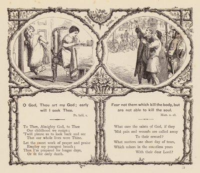 Seite aus dem Kinder-Tagesbrot von English School