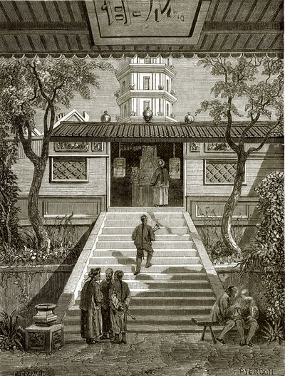 Pagode ved Whampoa av English School