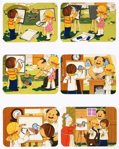 Å male en and av English School