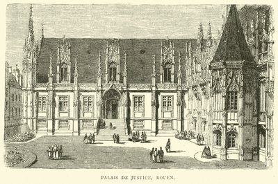 Tinghuset, Rouen, desember 1870 av English School