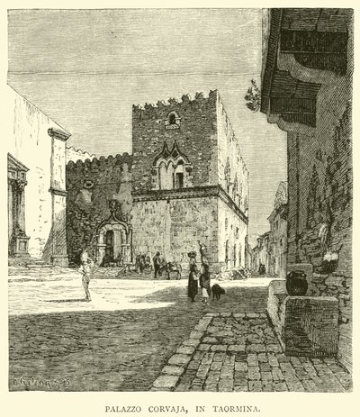 Corvaja-palasset, i Taormina av English School