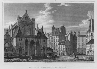 Paris, kirken St Germain L