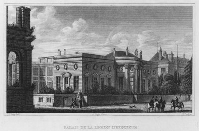 Paris, Palace of the Legion of Honor (gravering) av English School