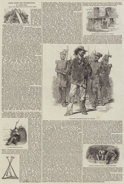 Paris etter oppstanden (gravering) av English School