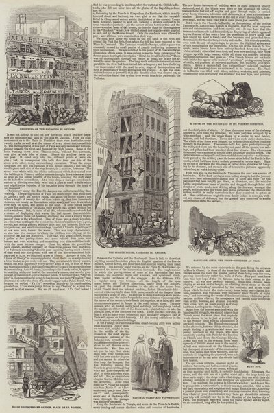 Paris etter oppstanden (gravering) av English School