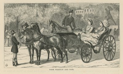 Park phaeton og par av English School