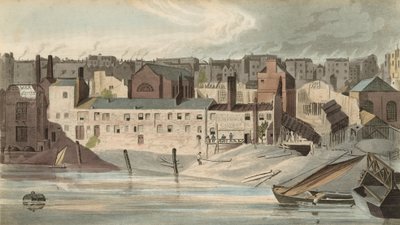 En del av ruinene av Savoyen i 1816 av English School