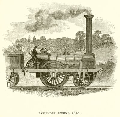 Passasjermotor, 1830 av English School