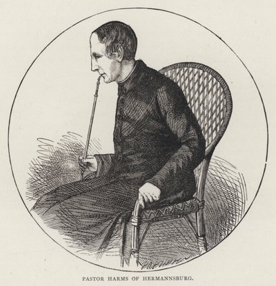 Pastor Harms fra Hermannsburg (gravering) av English School