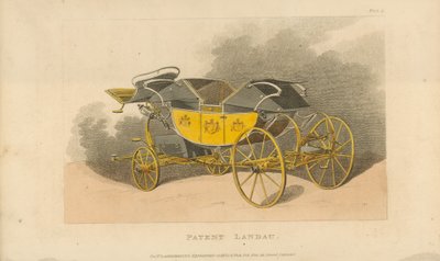 Patent Landau vogn av English School