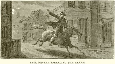 Paul Revere sprer alarmen av English School
