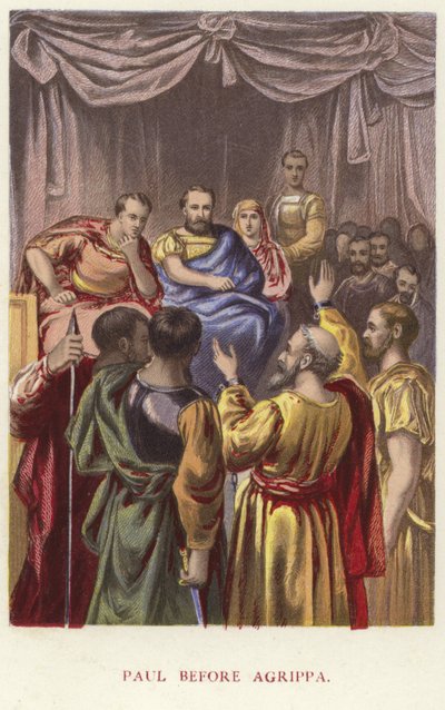 Paulus før Agrippa av English School