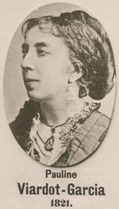 Pauline Viardot-Garcia (gravyr) av English School