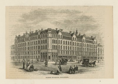 Peabody-bygninger i Spitalfields av English School