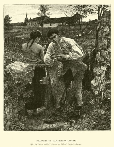 Bønder fra Damvillers, Meuse av English School