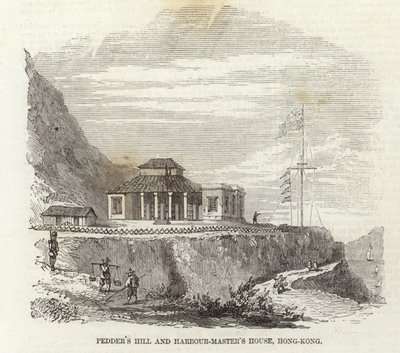 Pedders Hill og Harbour-Masters House, Hong Kong av English School