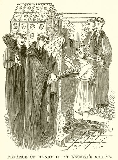 Bot fra Henry II ved Beckets Shrine av English School