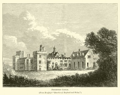 Penshurst slott av English School