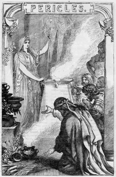 Pericles, Prince of Tyre - Pericles, Prince of Tyre - Illustration in “” Completes de William Shakespeare”” 1866 - The illustrations and general form of this edition are borrowed from Cassell