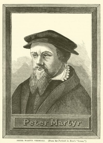 Peter Martyr Vermigli (gravering) av English School