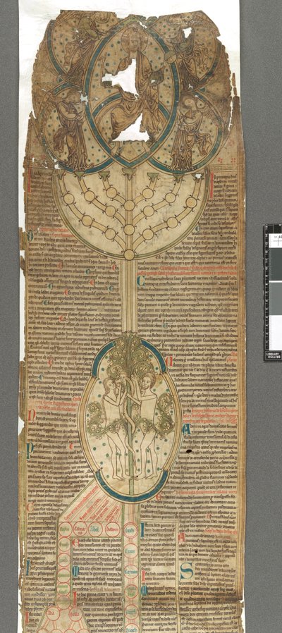 Peter von Poitiers, Compendium historiae in genealogia Christi (Pergament) von English School