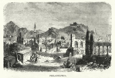 Philadelphia (gravering) av English School
