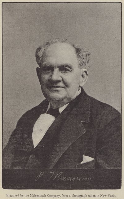Phineas Taylor Barnum (gravering) av English School