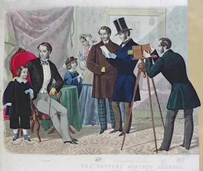 Fotografisk sesjon, 1857 av English School
