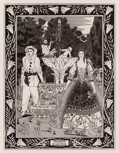 Pierrot avvist (litho) av English School