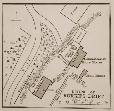 Plan for forsvaret av Rorkes Drift av English School