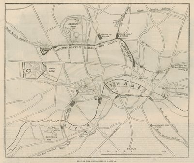 Plan for Metropolitan Railway av English School