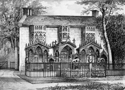 Plas Newydd, nær Llangollen, Wales, sete for Lady Eleanor Butler og frøken Ponsonby av English School