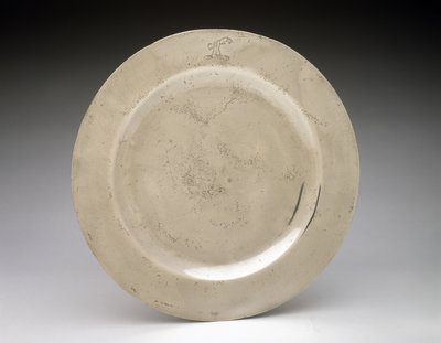 Plate, c. 1750 (tinn) av English School