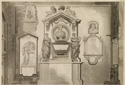 Poets Corner, Westminster Abbey, London av English School