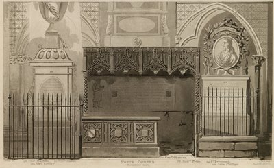 Poets Corner, Westminster Abbey, London av English School