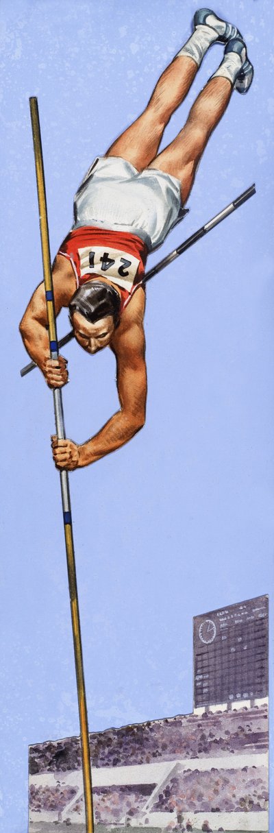 Stabhochsprungmeister Fred Hansen von English School