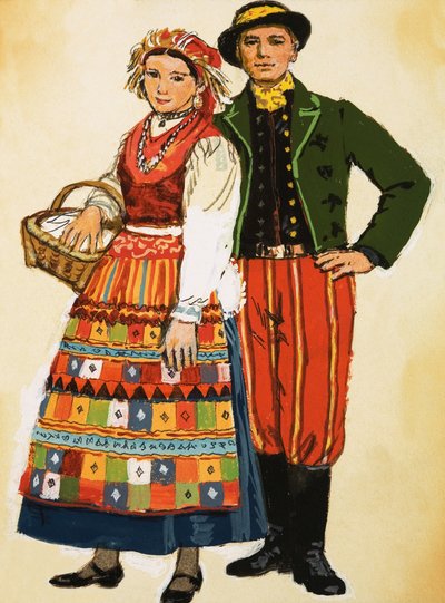 Polsk kostyme av English School