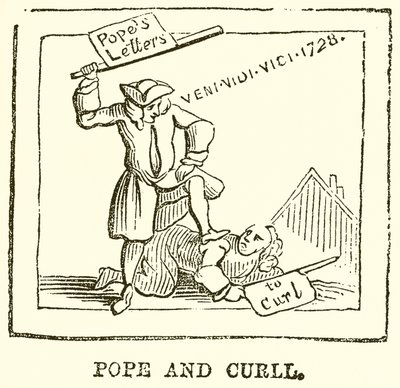 Pope og Curll av English School