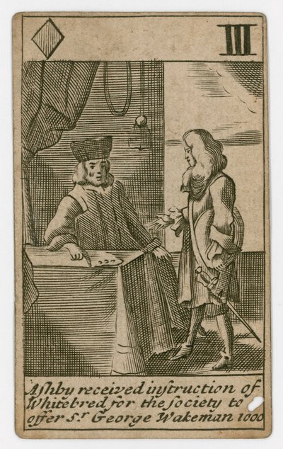 Popish Plot-spillekort av English School