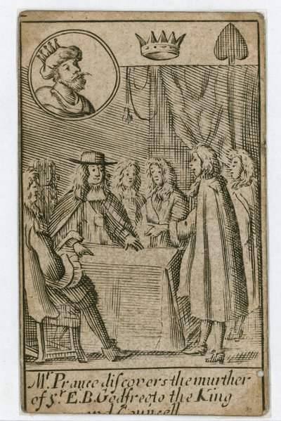Popish Plot-spillekort av English School