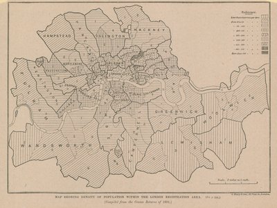 Befolkning innenfor London-registreringsområdet av English School