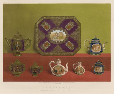 Porselen fra The Imperial Manufactory, St. Petersburg av English School