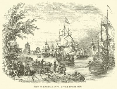 Port of Rochelle, 1650 av English School