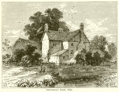 Portobello gård. 1830 av English School