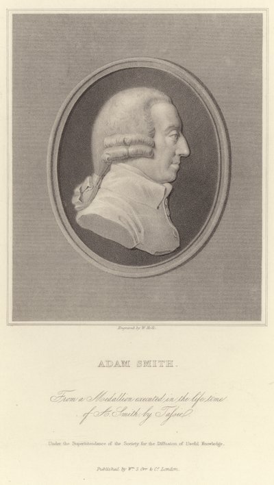 Portrett av Adam Smith av English School