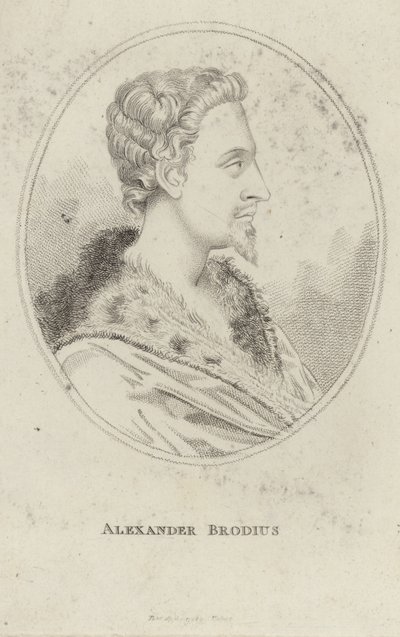 Portrett av Alexander Brodius av English School
