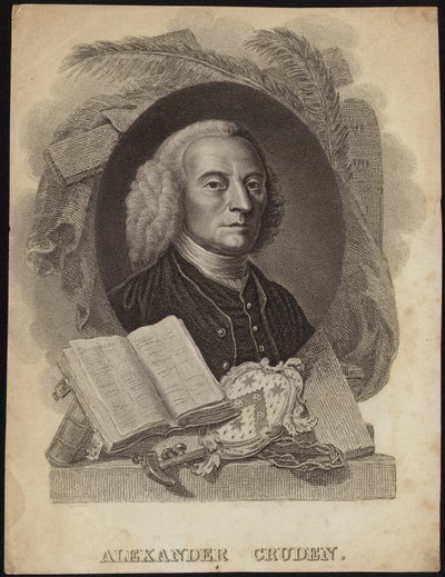 Porträt von Alexander Cruden von English School