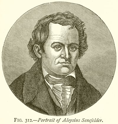 Portrett av Aloysius Senefelder av English School