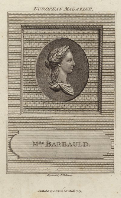Portrett av Anna Laetitia Barbauld av English School