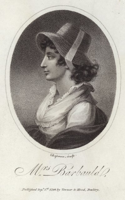 Portrett av Anna Laetitia Barbauld av English School